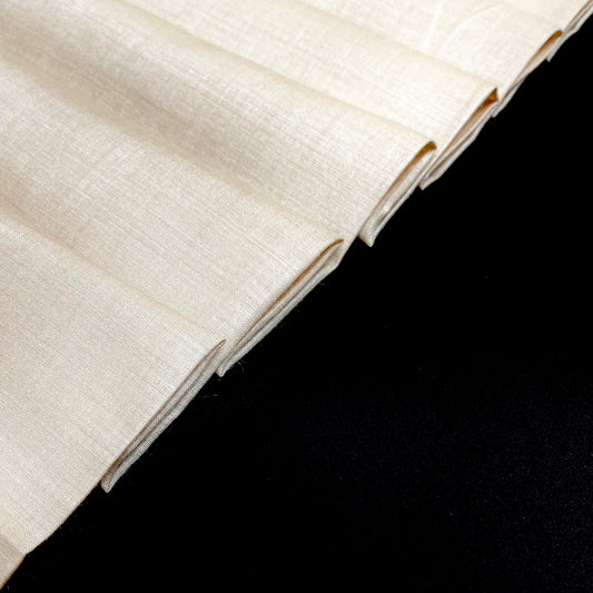 Tussah Muga Silk — Handwoven Texture, Beige Gold Radiance