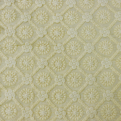 Geometric Lucknowi Fabric - 20 Meters