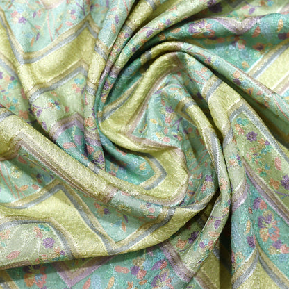 Print + Embroidery Chevron Fabric – 44" x 10y Rolls