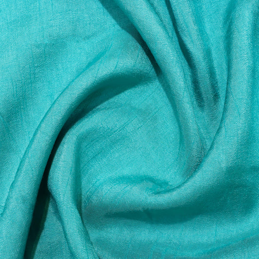 Dupioni Slub - 25 Meters, Egyptian Teal Shade