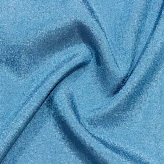 Dupioni Slub - 25 Meters, Horizon Blue Shade