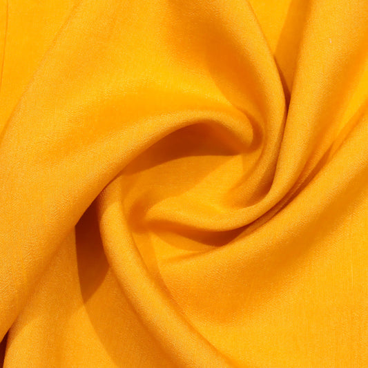 Dupioni Slub - 25 Meters, Flame Yellow Shade