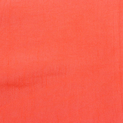 Dupioni Slub - 25 Meters, Neon Peach Shade