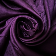Ontario Blend Fabric – 60 GSM Linen & Cupro Blend | Dark Purple, 44" Wide