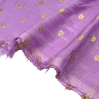 Mauve & Gold Woven Dola Jacquard Fabric By the Yard
