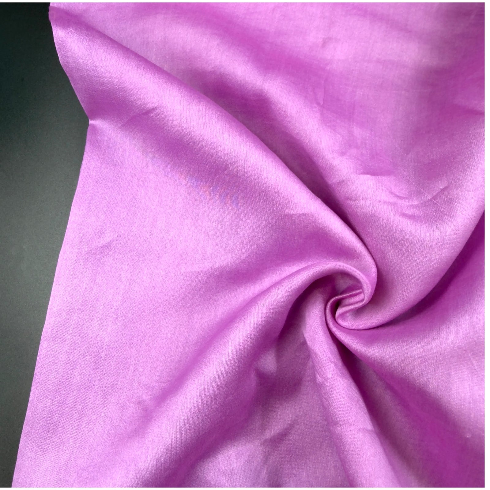 Lilac Silk Gauze Fabric – 70 GSM Lightweight 100% Silk by the Yard