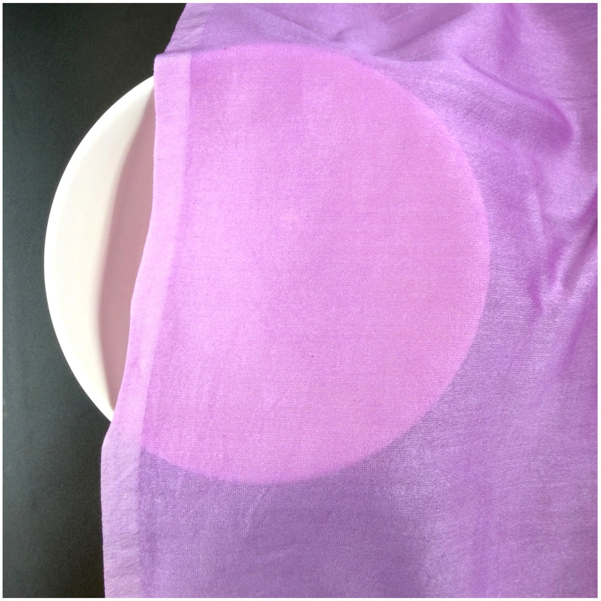 Lilac Silk Gauze Fabric – 70 GSM Lightweight 100% Silk by the Yard