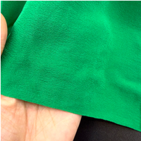 100% Silk Crepe – Jungle Green, 60gsm By the Yard