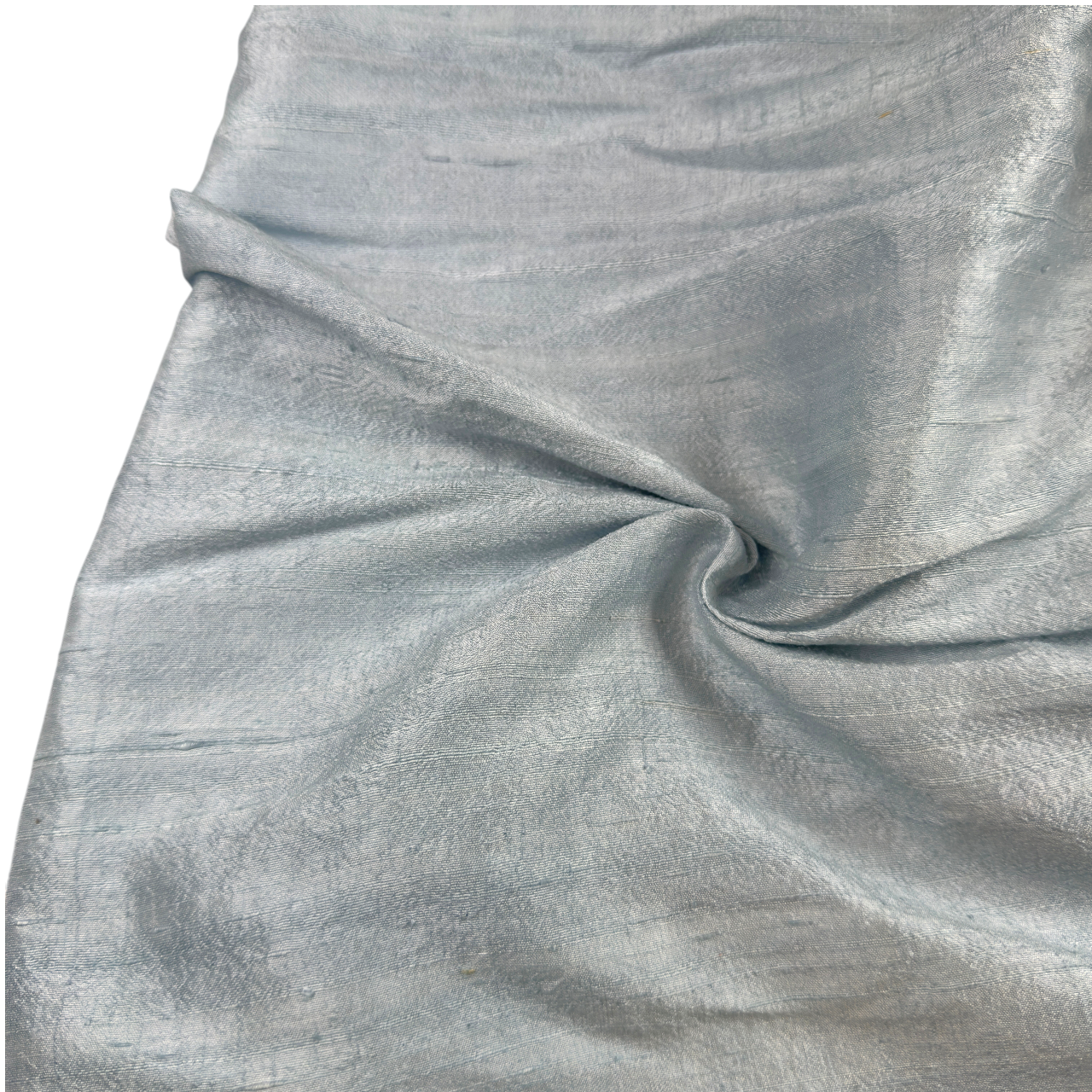 100 GSM Steel Blue Raw Silk Fabric – 100% Silk by the Yard | Fabriculture