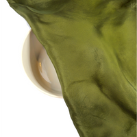Dark Olive Green Habotai Silk (40 GSM)