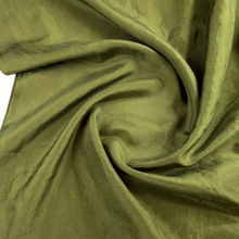 Dark Olive Green Habotai Silk Fabric by the Yard | 40 GSM | Fabriculture