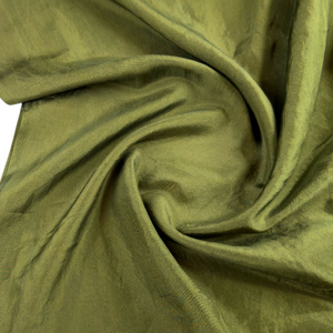 Dark Olive Green Habotai Silk Fabric by the Yard | 40 GSM | Fabriculture