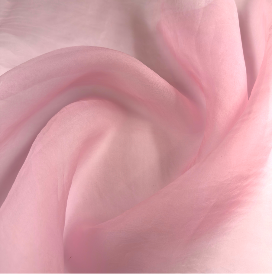 Ballet Slipper Silk Organza – Sheer, Lightweight 100% Silk By the Yard