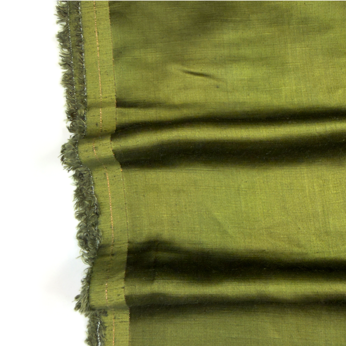 Ontario Blend Fabric – 60 GSM Linen & Cupro Blend | Olive, 44" Wide