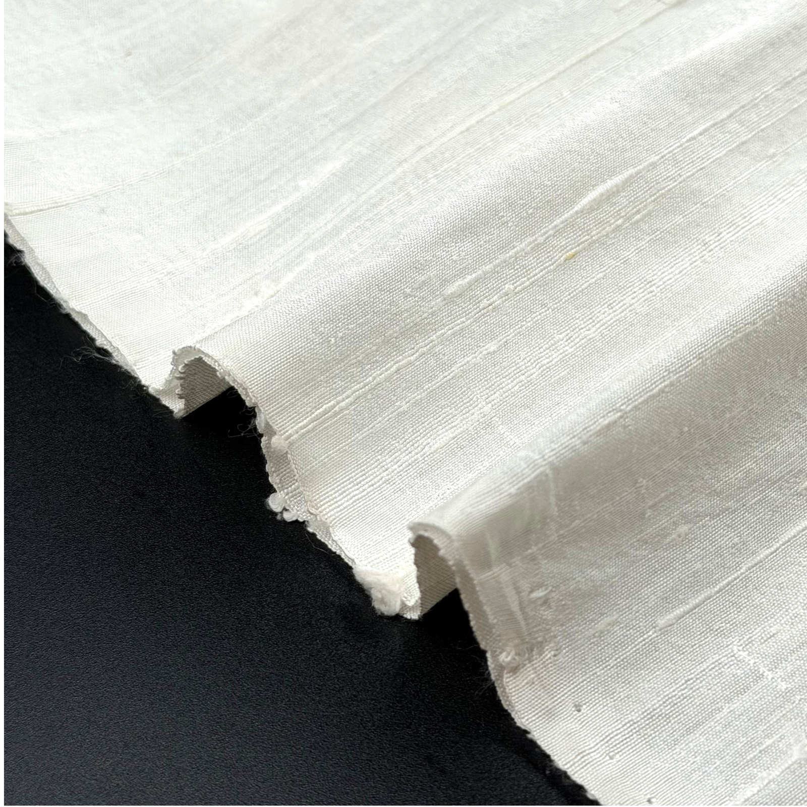 Raw Silk Fabric by the Yard | Handloom Woven 100 GSM | Fabriculture
