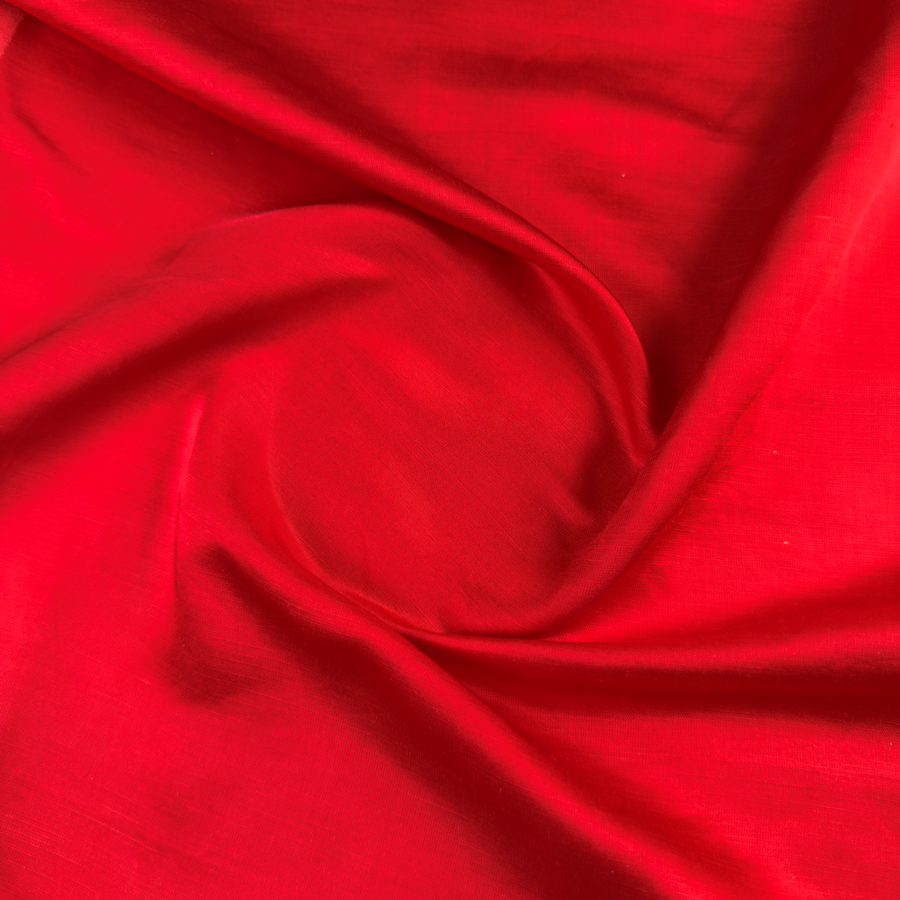 Ontario Blend Fabric - Cherry Red