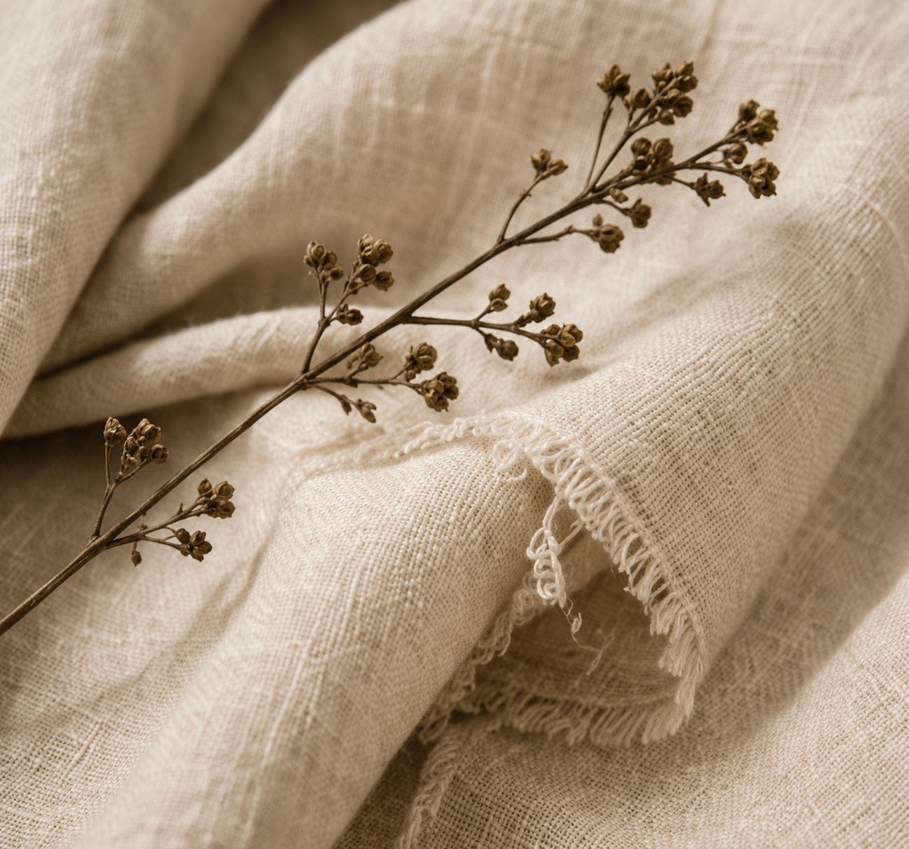 Fabric rolls with floral prints