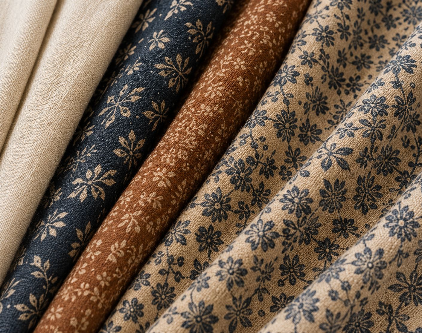 Folded fabrics